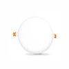 Įmontuojamas LED skydelis 15W 1950Lm 4000K IP44, VIDEX VLE-DLFR-154 | Apvalus, baltas – Žemo profilio dizainas montavimui sekliose lubose