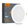 Įmontuojamas LED skydelis 18W 2100Lm 4000K IP20, VIDEX VLE-DLBR-184 | Apvalus, baltas – Žemo profilio dizainas montavimui sekliose lubose
