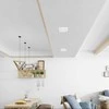 Įmontuojamas LED skydelis 18W 2200Lm 4000K IP20, VIDEX VLE-DLBS-184 | Kvadratinis, baltas – Žemo profilio dizainas montavimui sekliose lubose