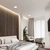 Įmontuojamas LED skydelis 18W 2100Lm 4000K IP20, VIDEX VLE-DLBR-184 | Apvalus, baltas – Žemo profilio dizainas montavimui sekliose lubose