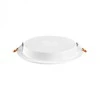 Įmontuojamas LED skydelis 24W 2700Lm 4000K IP20, VIDEX VLE-DLBR-244 | Apvalus, baltas – Žemo profilio dizainas montavimui sekliose lubose
