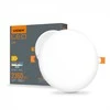 Įmontuojamas LED skydelis 24W 2950Lm 4000K IP44, VIDEX VLE-DLFR-244 | Apvalus, baltas – Žemo profilio dizainas montavimui sekliose lubose