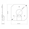 Lubinis šviestuvas Magnetinis LED modulis plafonams 20W 2700Lm 3000-4000-6500K IP20, VIDEX VL-MLC-20C – Magnetinis fiksavimas senų šviestuvų modernizavimui