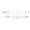 Lubinis šviestuvas Drėgmei atsparus linijinis šviestuvas (-40°C~+50°С) LED 40W 1265mm 6400Lm 5000K IP65, VIDEX VL-BNWL04-40125 | baltas – Tinka šaldikliams ir katilinėms