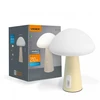 Naktinė lempa vaikams, silikoninė, įkraunama, pritemdoma 4W 210Lm 3000-6500K+RGB LiFePO4 2400mAh VIDEX VL-TF25BG | balta – Intuityvus spalvų keitimas prisilietimu saugiam naudojimui