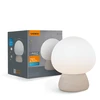 Naktinė lempa vaikams, silikoninė, įkraunama, pritemdoma 4W 210Lm 3000-6500K+RGB LiFePO4 2400mAh VIDEX VL-TF26BG | balta – Intuityvus spalvų keitimas prisilietimu saugiam naudojimui
