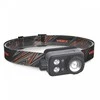 Įkraunamas galvos žibintas su judesio jutikliu LED Luminus SST20 10W, 500Lm 5000K + SMD 3W Raudonas/Žalias, Li-pol 2000mAh, VIDEX VLF-H046Z – Optinis ZOOM fokusavimui ir medžioklės šviesos spektras