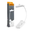 Prisegama dimeriuojama LED darbo lempa 0.7W 60Lm 3000/4000/6500K VIDEX VL-NL134W – Įmontuotas klipsas saugiam lempos pritvirtinimui tiesiai prie knygos viršelio