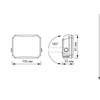 Prožektorius LED 20W, 1600Lm, 5000K, Videx F3