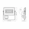 Prožektorius su jutikliu LED 30W, 2700Lm, 5000K, Videx F2e PIR