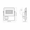 LED prožektorius su jutikliu 50W 4500Lm 5000K IP65, VIDEX VLE-F2e-505W-S | LUCA – Reguliuojamas PIR judesio jutiklis (SENS/TIME/LUX)