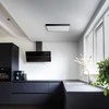 LED panelio montavimo priedas, Virštinkinis rėmas 600x600mm, juodas, VIDEX VL-PFS-B – Tvirta metalo konstrukcija monolitiniam tvirtinimui prie gipso ar betono lubų