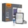 Saulės LED prožektorius su saulės baterija 20Wh 600Lm 5000K IP65 LiFePO4 5000 mAh 3.2V 10W, VIDEX VLE-FSO-205 – Monokristalinė baterija visiškai nepriklausomybei nuo elektros tinklo