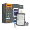 Saulės - solar prožektorius su jutikliu LED 20W Videx, baterija LiFePO4 5000 mAh