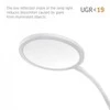 Dimeriuojama LED stalinė lempa 20W 1700Lm 4100K, VIDEX VL-TF14W | baltas – Jutiklinis ryškumo ir spalvų temperatūros (CCT) valdymas