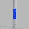 Dimeriuojama LED stalinė lempa su ekranu 5W 490Lm 3000/4000/5500K, VIDEX VLE-TF05W-RGB | baltas – Integruotas informacinis ekranas su laikrodžiu ir termometru