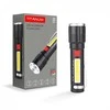 Įkraunamas kišeninis LED žibintuvėlis 700Lm 6500K, Li-ion 18650 1500mAh, TITANUM TLF-T08 – Optinis priartinimas spindulio reguliavimui ir padidinta 700Lm galia