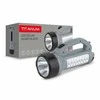 Įkraunamas kišeninis LED žibintuvėlis su saulės baterija 90Lm 5500K + 200Lm 6500K, Lead-acid 1200mAh, TITANUM TLF-T09SO – Šoninė šviesa ir įkrovimas saulės baterija