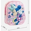 3D mokyklinis krepšys Minnie Mouse Rožinė 25,0 x 31,0 x 10,0 cm