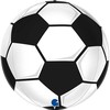 4D folijos balionas „Futbolo kamuolys“, 38 cm