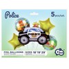 GoDan folijos balionų rinkinys „Policija“, 5 vnt.