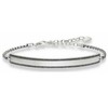 Biżuteria THOMAS SABO 000964311L18v. Bransoletka, Kolor juoda sidabrinė. Unisex.