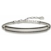 Biżuteria THOMAS SABO 000964311L18v. Bransoletka, Kolor juoda sidabrinė. Unisex.