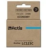Rašalo Kasetė - Actis KB-123C (Pakaitinis Brother LC123C/LC121C; 10 ml; Mėlyna)