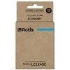 Rašalo kasetė - Actis KB-1240C suderinama su Brother LC1240C, 19 ml, mėlyna