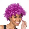 Afro perukas - violetinis