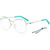 Akiniai M MISSONI MMI-0085-KUF. Akiniai, Kolor Pall Azur. Kobieta.