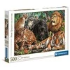 Clementoni Dėlionė 500 vnt. - Laukinės katės