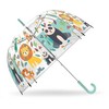 Animals Etnic Kids skaidrus pusiau automatinis skėtis √ò70 cm