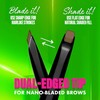 Nyx Professional Make Up BLADE &amp; SHADE NANO antakių pieštukas #03-Šaltai pelenų ruda 1 vnt.