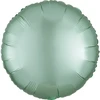 AMSCAN Luster Mint Žalias folijos balionas, apvalus, 43 cm, 9914107