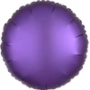 AMSCAN Balon foliowy Lustre violetinė apvalus 43cm 9914128