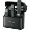 Set of 2 Vention USB-C microphones + charging case