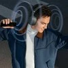 Baseus Belaidės Bluetooth 5.3 ausinės Bass 35 Max su mikrofonu, pilkos