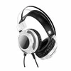 Wire ausinės USB A + Jack 3,5 mm Hoco žaidimams 2 m W110 baltas