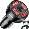 Automobilinis įkroviklis 4X USB + 19907 laidas