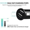 Automobilinis įkroviklis su dviem USB prievadais