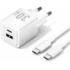 Vention USB įkroviklis + laidas / 30W 2P (TZ-FEQW0-EU)