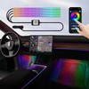 Automobilio RGB juostelės su nuotolinio valdymo pultu