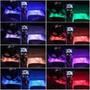 Automobilio RGB juostelės su nuotolinio valdymo pultu