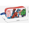 „Avengers“ dviejų skyrių pieštukų dėklas, 22,5 cm