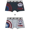 „Avengers Marvel“, „Captain America“ vyriškų bokserinukų, 2 vnt., pakuotė M