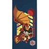 Bakugan vonios rankšluostis, paplūdimio rankšluostis 70x140cm (greitai džiūstantis)
