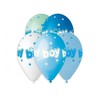 Balionas „Baby It's a Boy“, 5 vnt., 13 colių (33 cm)