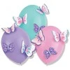 Usorteret Balionas „Butterfly Flutter“, 3 dalių rinkinys su priedais, 14 colių (35,5 cm)