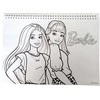 Barbie Paints A/4 spiralinė eskizų knygelė su 40 puslapių ir lipdukais